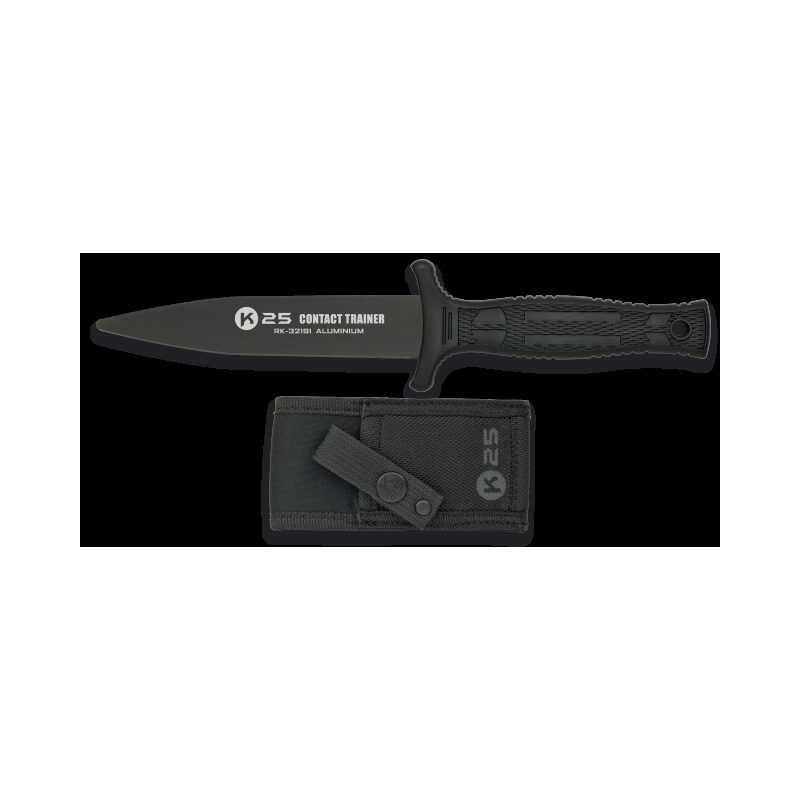 Cuchillo Entrenamiento K25 32191 Negro
