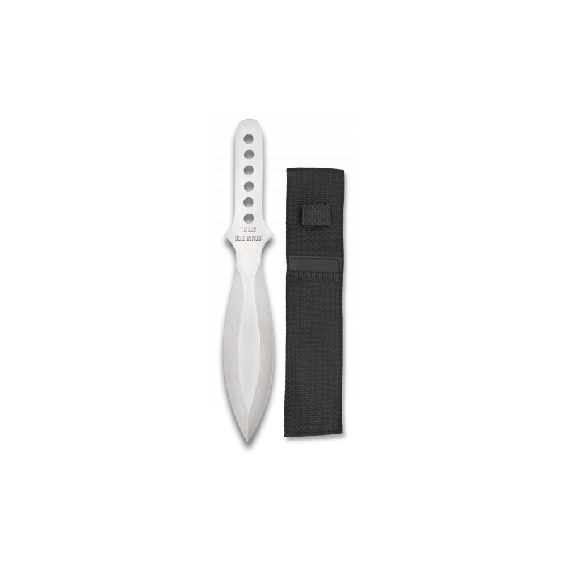 Cuchillo Lanzador Albainox.C/funda.20 cm