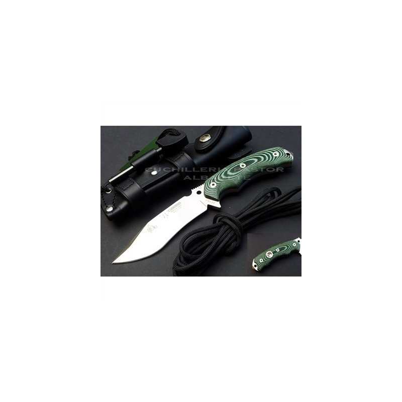 Cuchillo Cudeman JJ SK1 Micarta Verde 124V