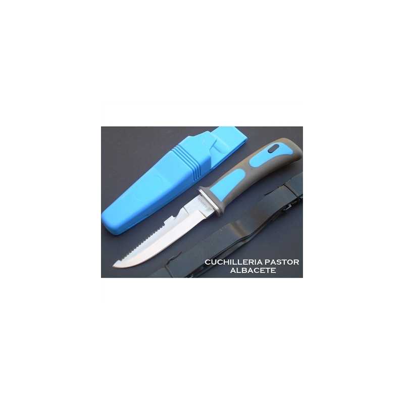 Cuchillo submarinismo Albainox 31333 Azul