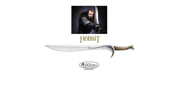Réplica Oficial Espada Orcrist de Thorin Escudo de Roble" El Hobbit"