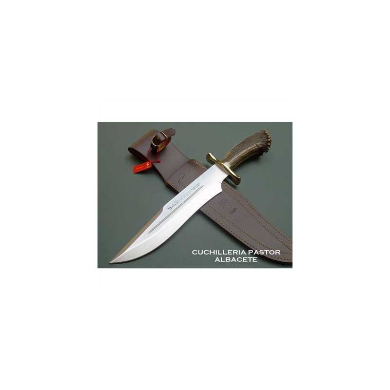 Cuchillo Muela Magnum-26 Cacha de Cuerno de Ciervo - Ibach-Mexico