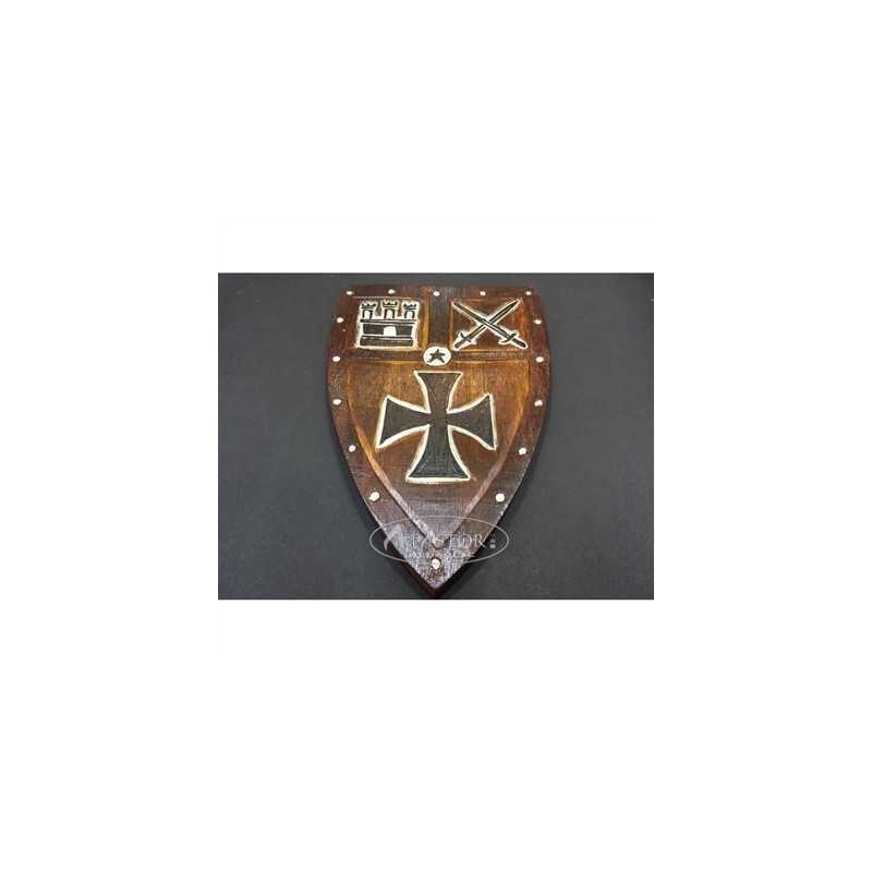 Escudo Medieval Madera 36,5 cm x 23,5 cm