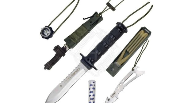 Aitor Jungle King II Blanco 16012 - Cuchillo de Supervivencia - Kit