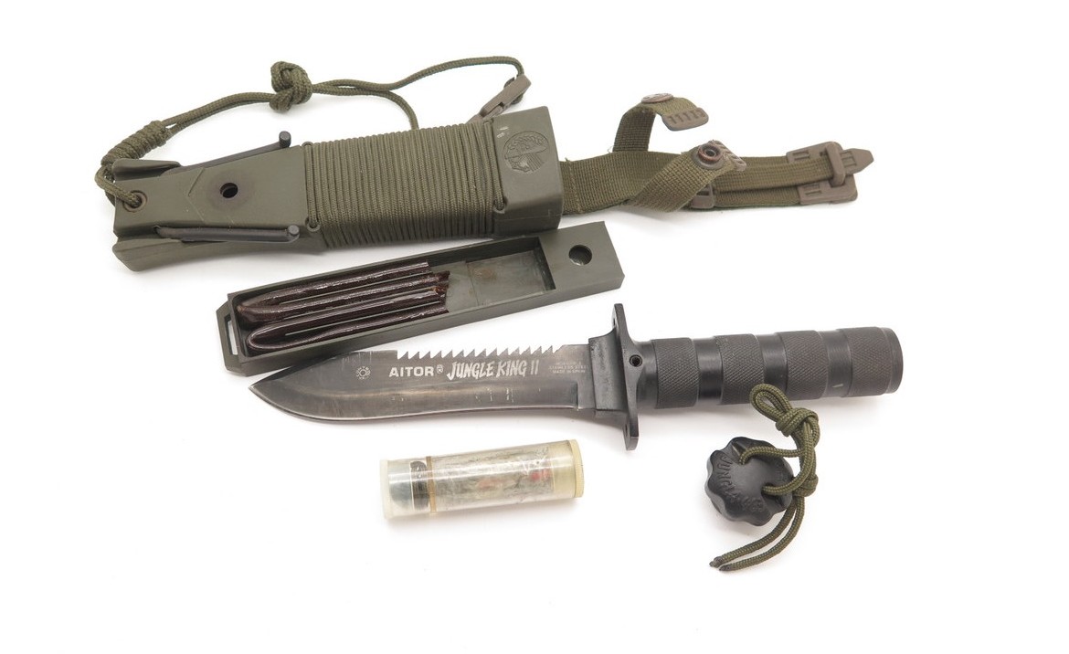 El Aitor Jungle King II 16013V es uno de los cuchillos de supervivencia más icónicos de Aitor.