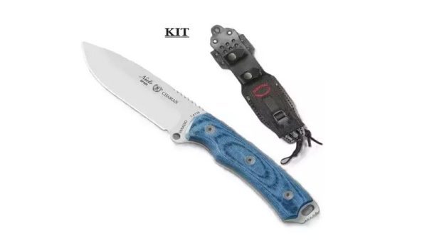 Cuchillo Nieto Chaman 140-BK Kit  Katex Azul