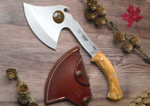El Hacha Cudeman 167-L Yuka es una herramienta de alto rendimiento, diseñada para quienes buscan potencia, ergonomía y fiabilidad en actividades de caza, supervivencia y bushcraft.
