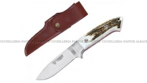 Cudeman 254‑C “Akeley” – Cuchillo de Caza con Hoja Böhler N690CO y Mango de Ciervo