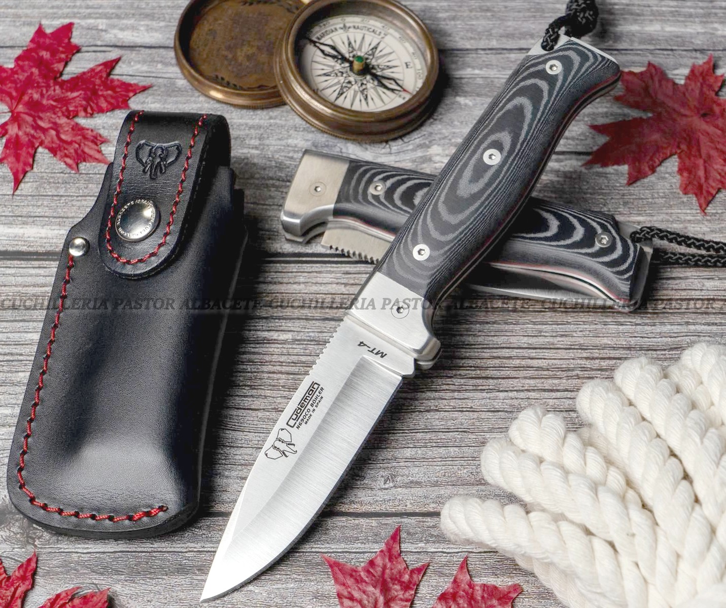 La Cudeman MT4-384 es una navaja táctica, supervivencia y coleccionistas exigentes para los aventureros más exigentes.