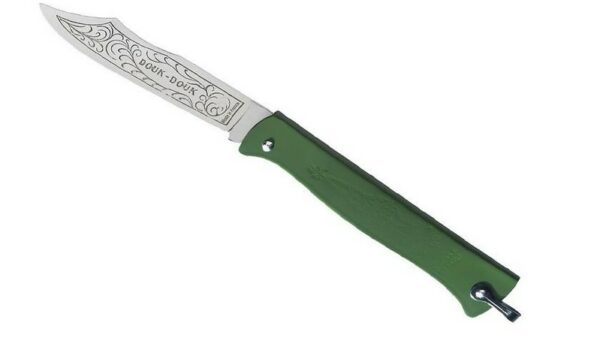 Douk-Douk Cromado Acero Inoxidable Verde 9 cm