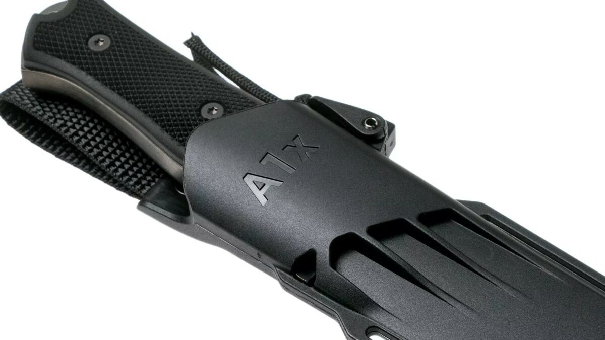 Fallkniven A1xb Negro- Cuchillo Supervivencia- Acero CoS- Zytel - Imagen 4