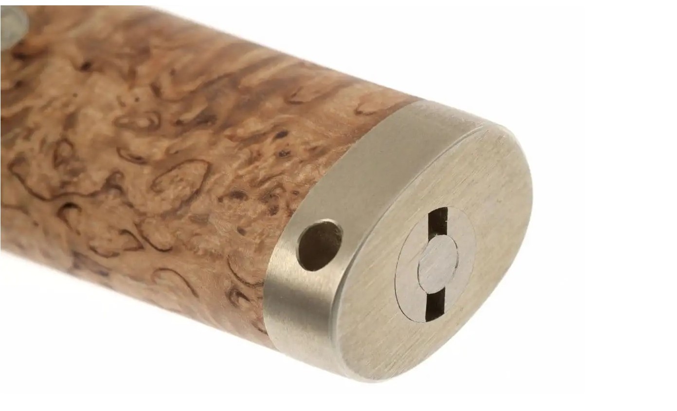 Fallkniven SK1L Jarl Abedul Rizado – Cuchillo Sueco de Alta Gama - Imagen 4