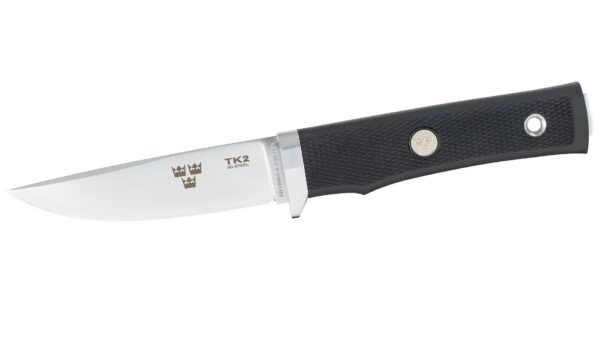 Fallkniven TK2z – Cuchillo Sueco, Acero Laminado 3G,Funda Zytel