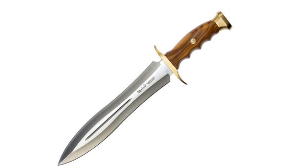 Cuchillo Muela BW-24 - Bowie - Madera Prensada y latón
