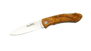 Navaja Muela GT‑8.OL – Navaja artesana española con acero MoVa/X50CrMoV y mango de olivo
