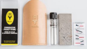 Kit de Afilado Muela – Piedra Arkansas 600/3000, funda y aceite