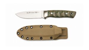 El Muela Kodiak 10G/K Canvas es un cuchillo de supervivencia y bushcraft fabricado en España, diseñado para ofrecer la máxima resistencia