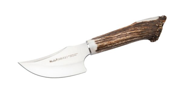 Cuchillo Muela Sabueso 11S – Desollador - Asta Ciervo Roseta