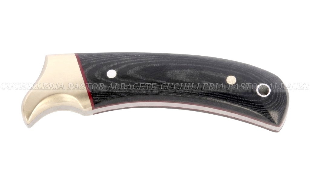 Cuchillo Muela Setter 11M Micarta Negra | Cuchillo de Caza - Imagen 3