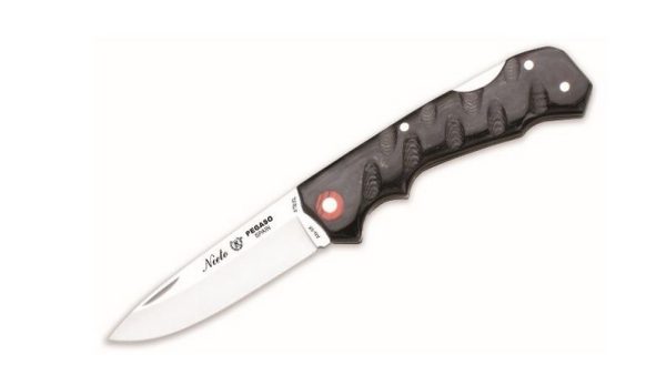 Navaja Nieto Pegaso 600 Micarta Negra – Alta calidad, diseño táctico y fabricación española.