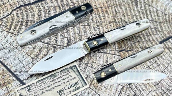 Navaja Celaya Machete CA-40 - Artesanal - Búfalo y Ciervo