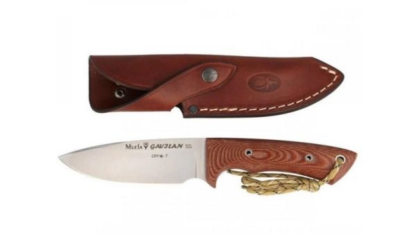 Cuchillo Muela Gavilan– Hoja Enteriza en Acero 1.4116 con Micarta Marrón