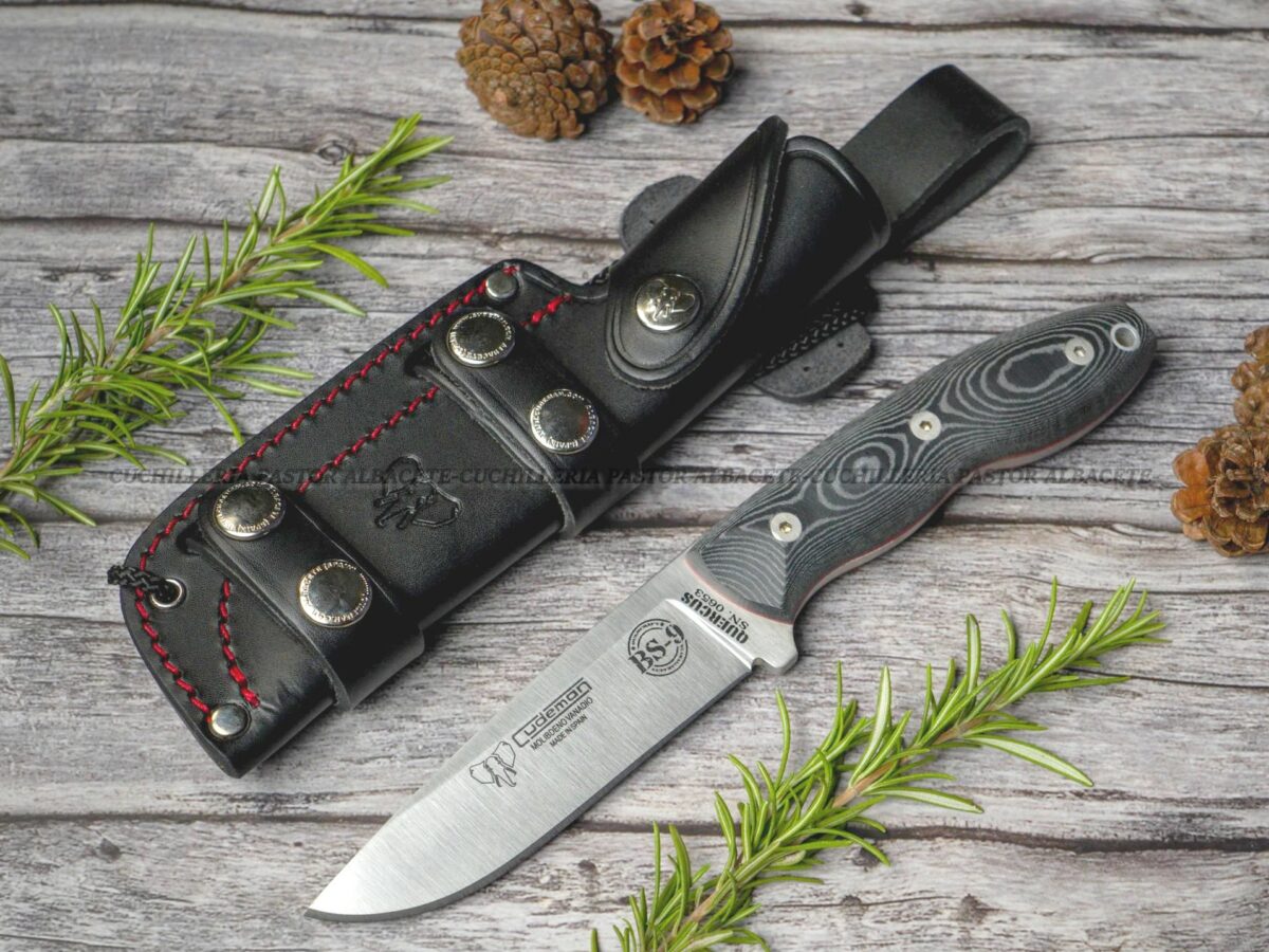 Cuchillo Cudeman BS9 Quercus 160-M es una herramienta de bushcraft robusta, versátil
