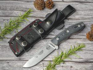 Cuchillo Cudeman BS9 Quercus 160-M es una herramienta de bushcraft robusta, versátil