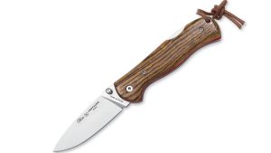Navaja Nieto Centauro – Madera de Bocote & Böhler N695 Diseñada por Manuel de la Torre – Fabricada en Albacete, España
