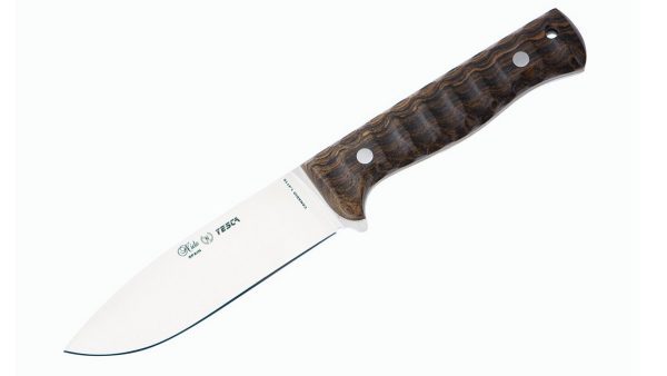 Cuchillo Nieto Yesca Bocote está diseñado para trabajos finos de campo, fuego por fricción, tallado o preparación de yesca.
