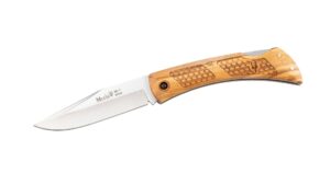 Navaja Muela BT‑9 OL | Hoja 9 cm – Mango Olivo – Back‑Lock Español