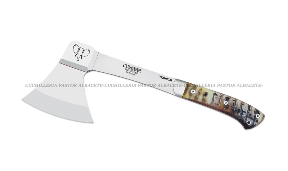 Hacha Cudeman Muflón 166-M es una herramienta polivalente diseñada para caza, bushcraft y supervivencia