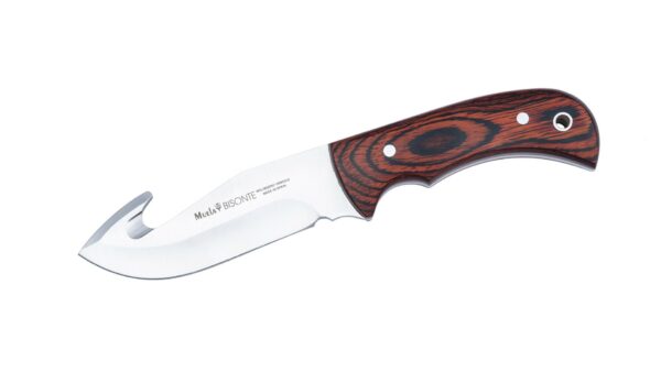 Cuchillo Muela Bisonte 11R-Desollador-Madera Prensada Coral