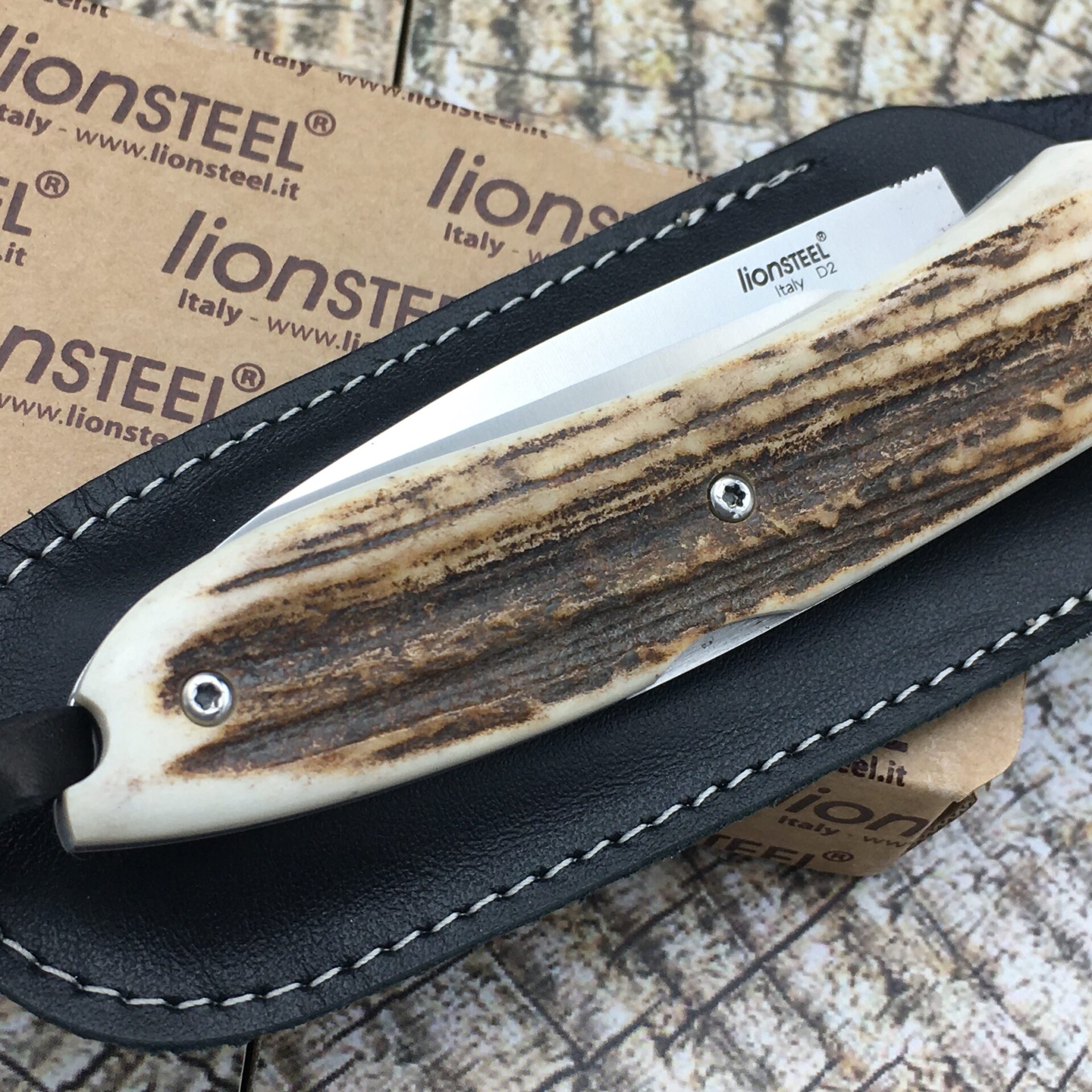 Navaja Lionsteel Opera 8800.CE Ciervo - Imagen 2
