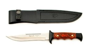 El 5161‑M, fabricado por Muela en España, es un cuchillo de hoja fija de tipo táctico/monte, diseñado para ofrecer fuerza, durabilidad y versatilidad
