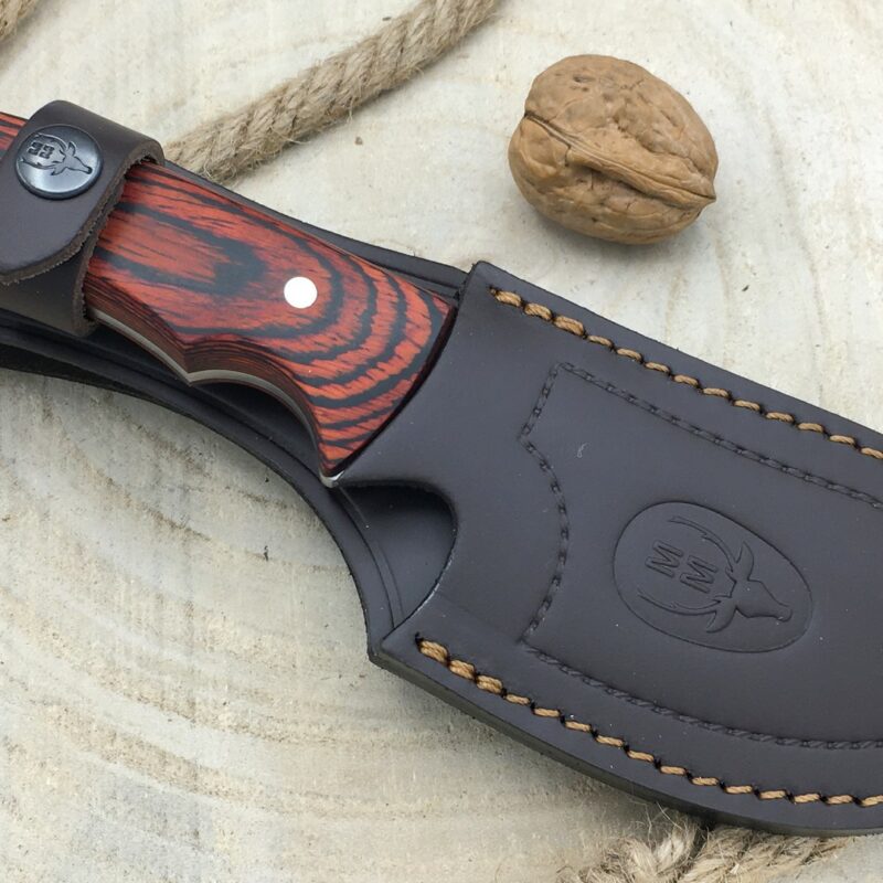 Cuchillo Muela Grizzly 12R Madera Coral