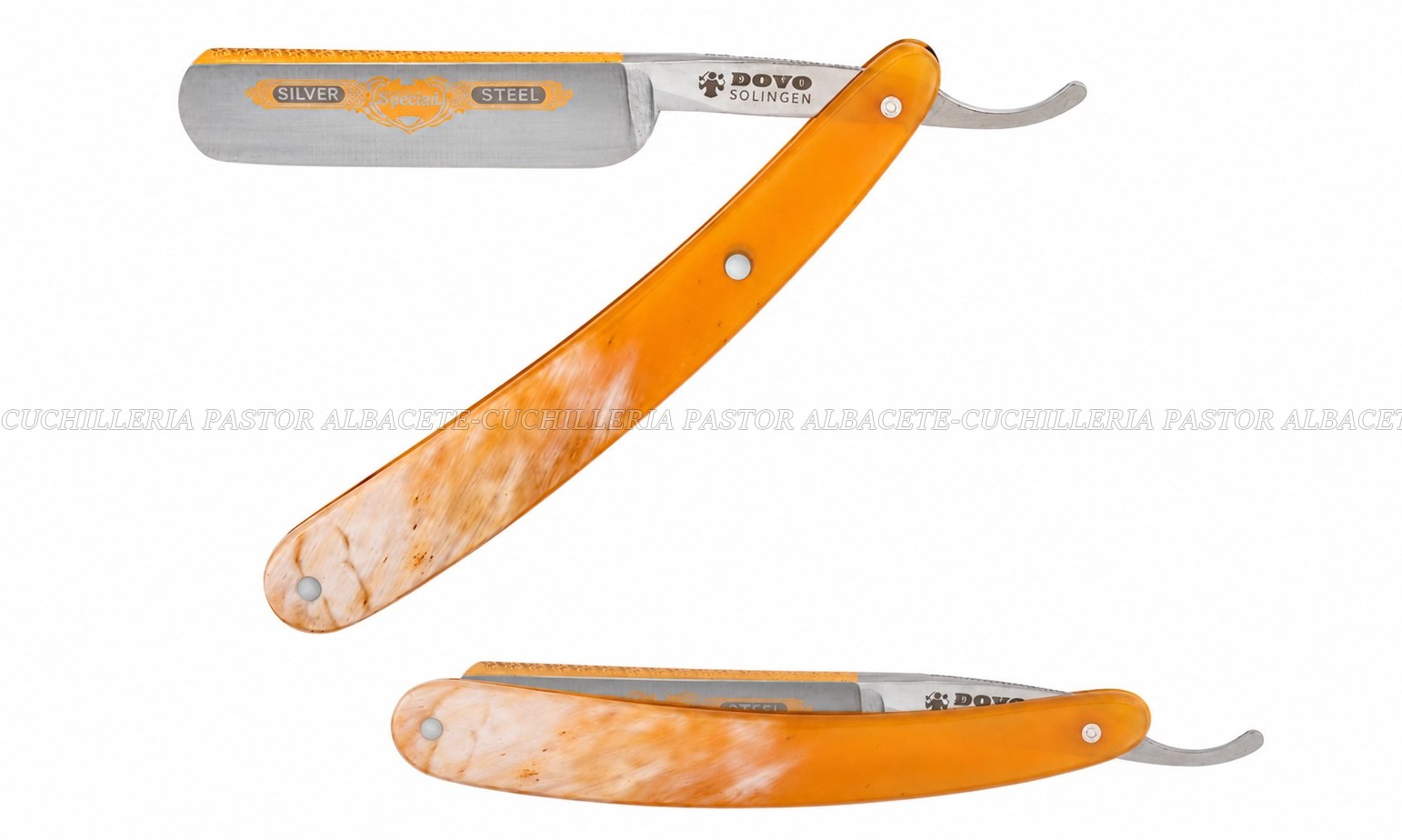 Navaja Dovo Solingen 5/8 Mango de Cuerno Carbono | Navaja de Afeitar Profesional