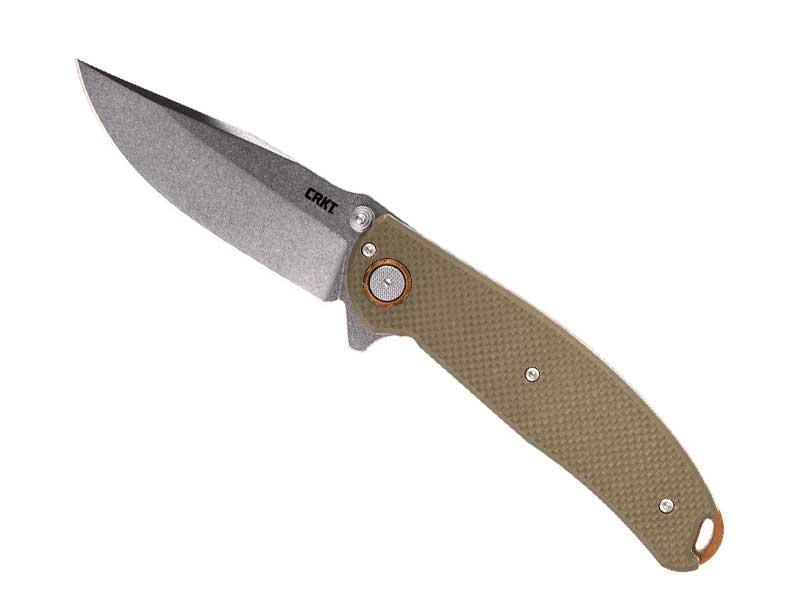 Navaja CRKT 2471 Butte acero D2 frame lock mango G10 - Imagen 5