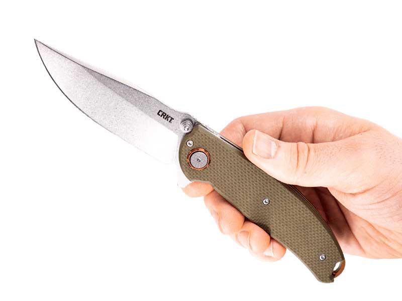 Navaja CRKT 2471 Butte acero D2 frame lock mango G10 - Imagen 2