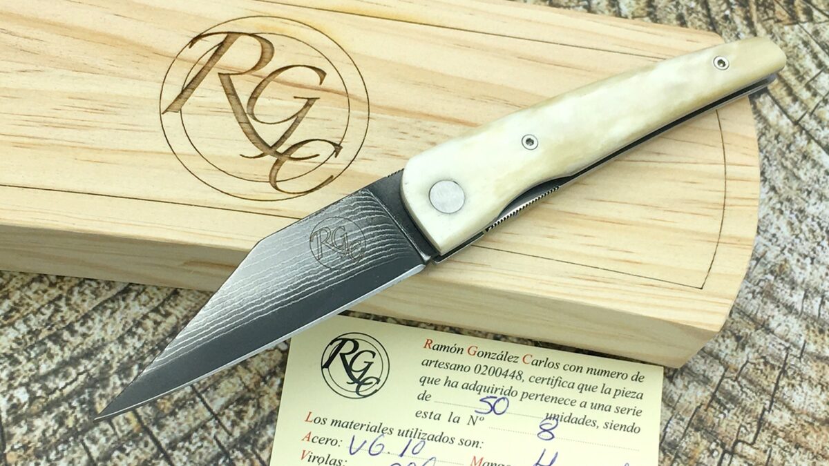 RGC Edición Limitada Hueso Camello Acero VG10 | mejor precio|