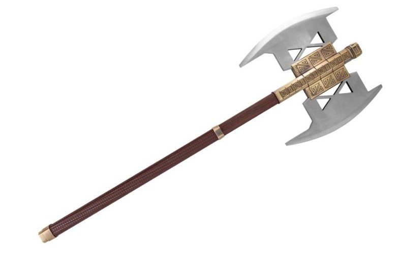 Hacha Gimli - El Señor de los Anillos con soporte para pared - Imagen 2