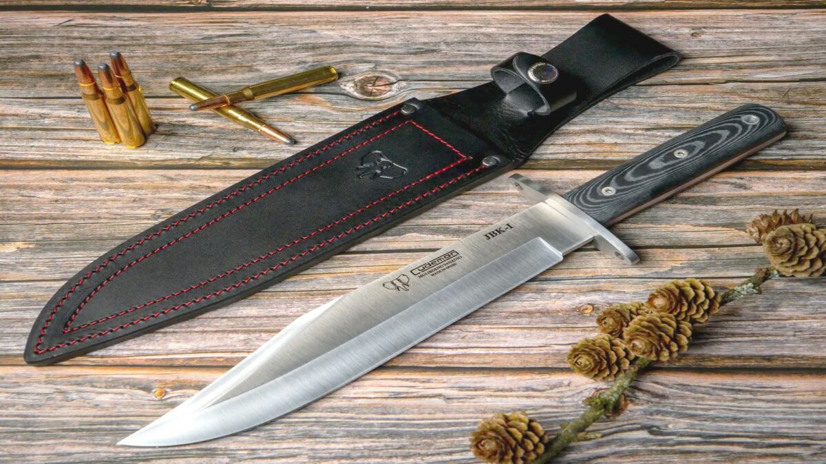Cuchillo Cudeman Bowie JBK I 106-M, fabricado artesanalmente en Albacete (España).