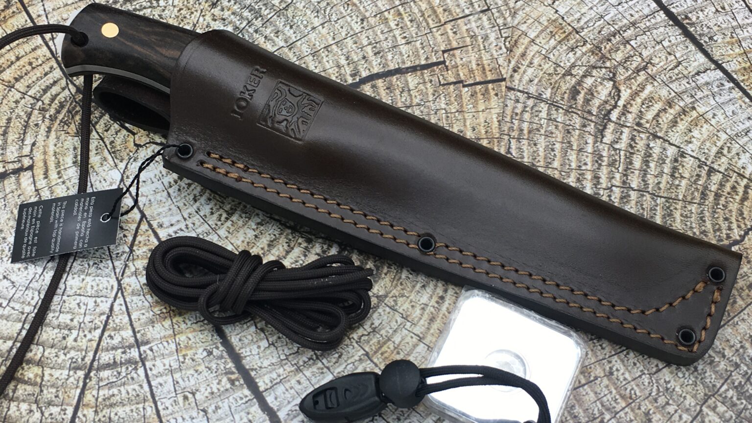 Cuchillo Joker Nomad  CN137 Nogal+ Regalo Alicate y Brújula - Imagen 4