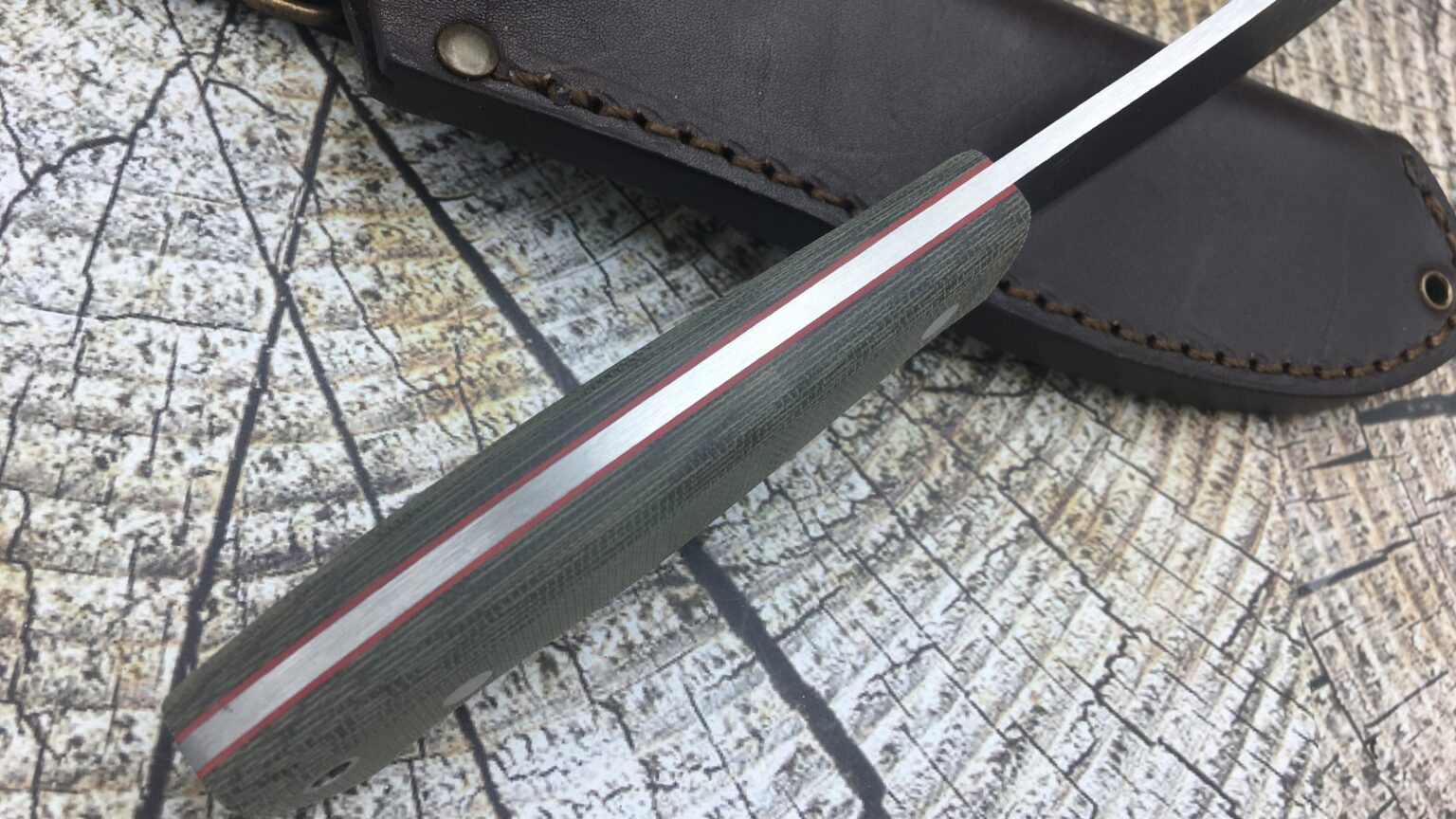 Cuchillo Brisa Nessmuk 125 Micarta Verde 247 - Imagen 2