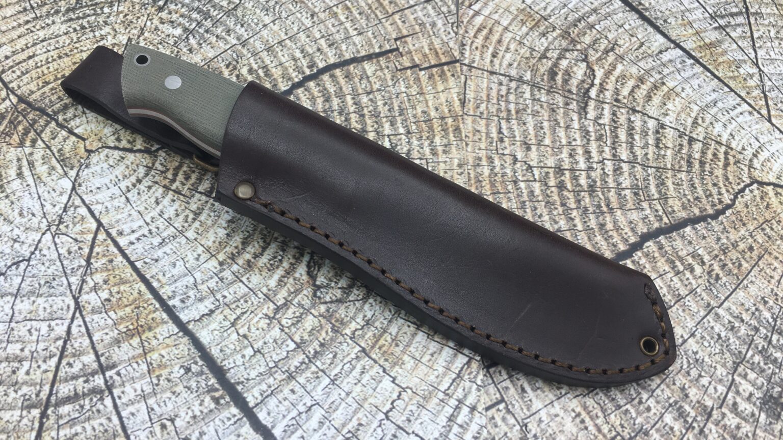 Cuchillo Brisa Nessmuk 125 Micarta Verde 247 - Imagen 3