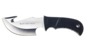 Cuchillo Muela Crizzly 12G– Desollador profesional con empuñadura de goma inyectada 