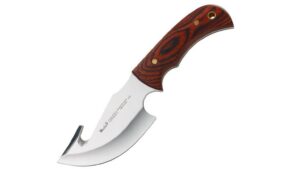 Cuchillo Muela Grizzly 12R – Desollador profesional con empuñadura de Madera prensada de coral