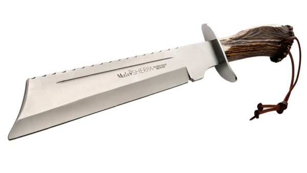Machete Muela SHERPA‑28S – Elegancia robusta con empuñadura en asta de ciervo