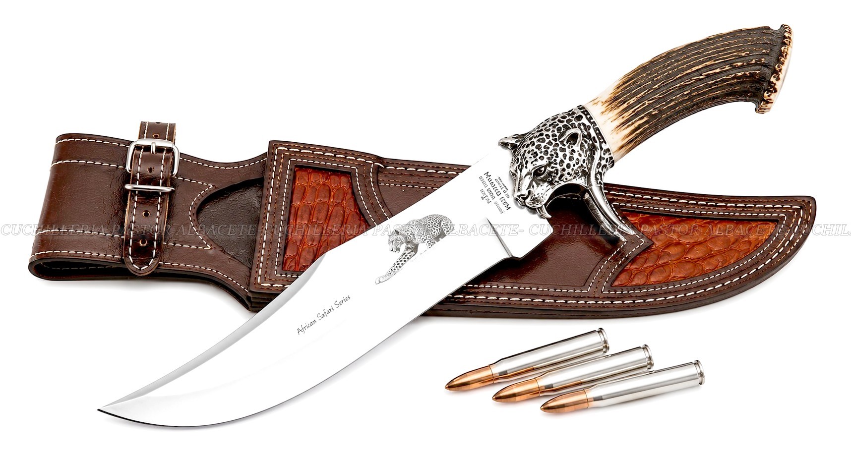 Cuchillo Muela Leopard Big Five Lujo E. Limitada