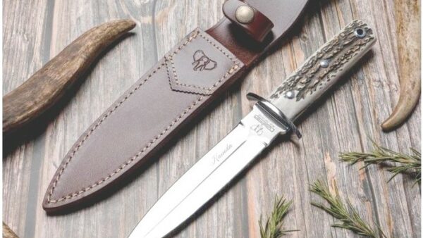 El Cudeman Kainda 261-C es una daga de montería tradicional, fabricada en Albacete, España, que destaca por su robustez, diseño clásico y materiales de calidad.